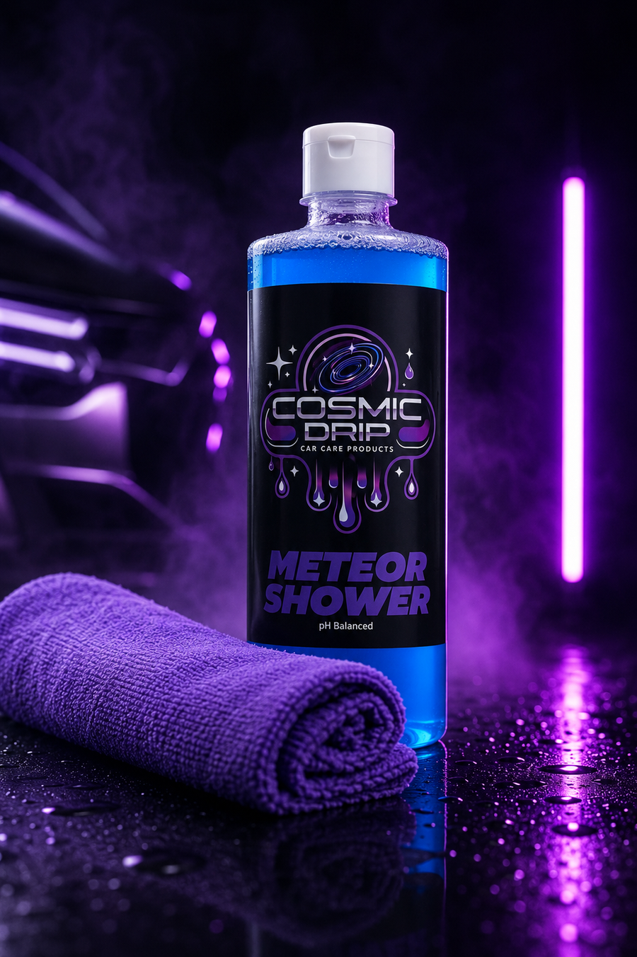Meteor shower shampoo + 250 gsm cloth combo pack